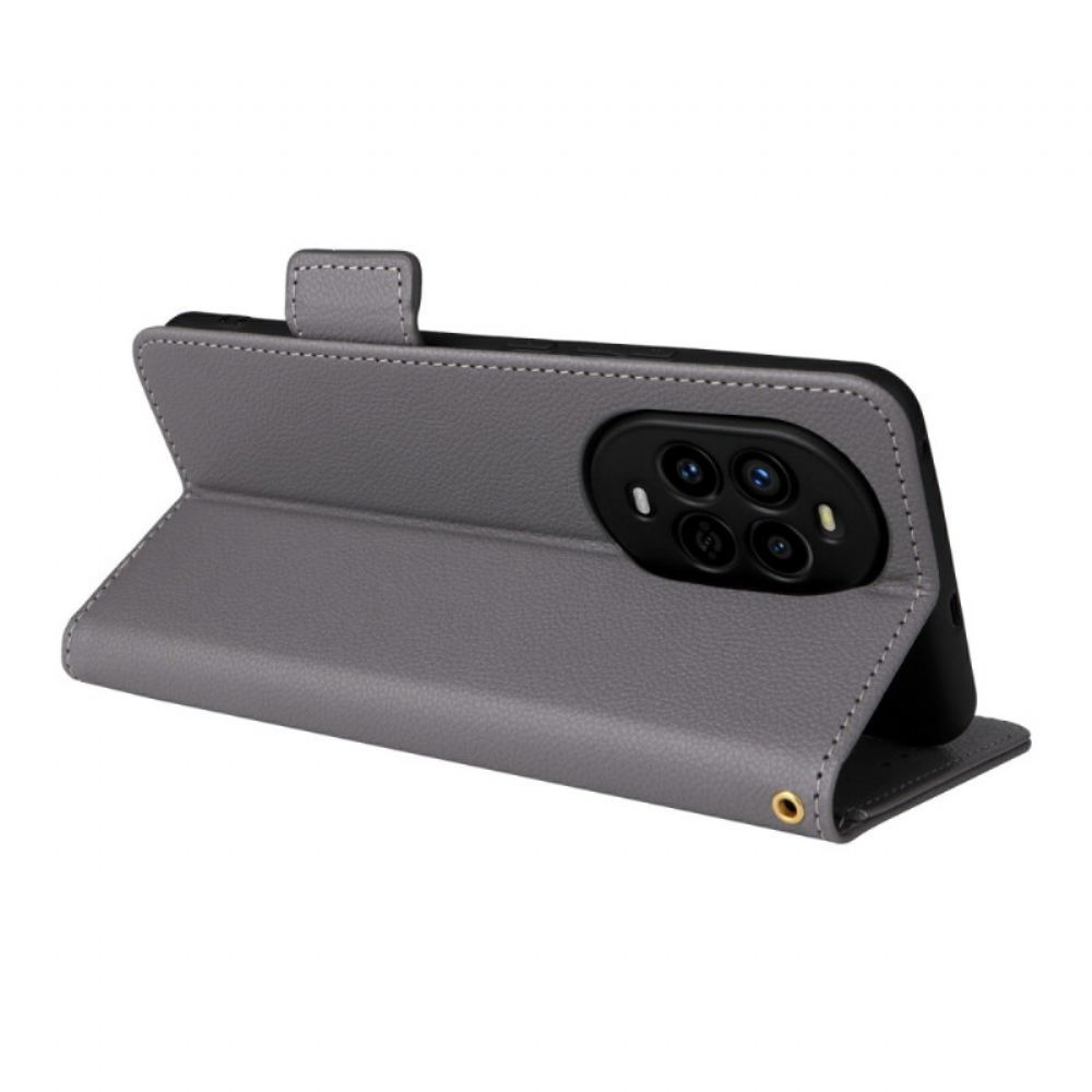 Peněženková Pouzdra Huawei Nova 13 Pro Kryty Na Mobil Řemínek Z Umělé Kůže S Liči