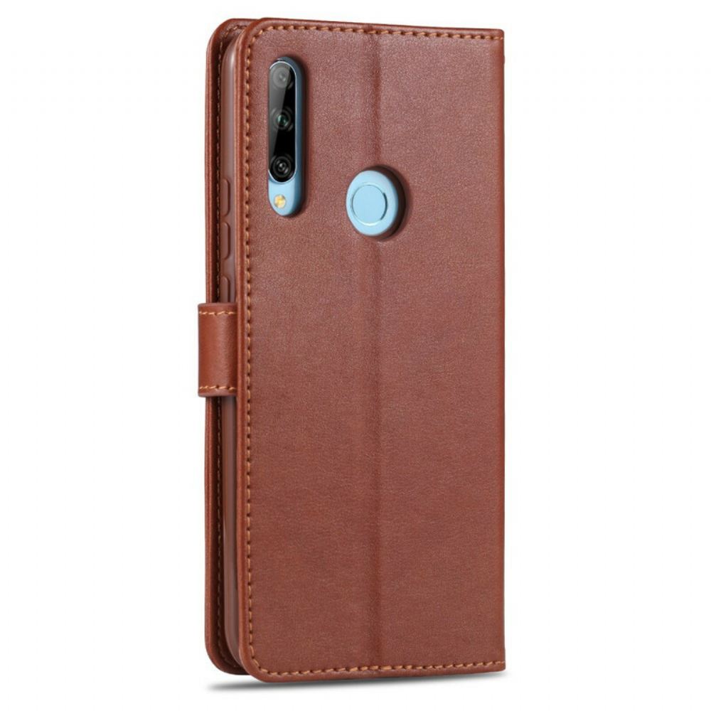 Kožené Pouzdro Na Huawei P Smart Z / Honor 9X Azns Umělá Kůže