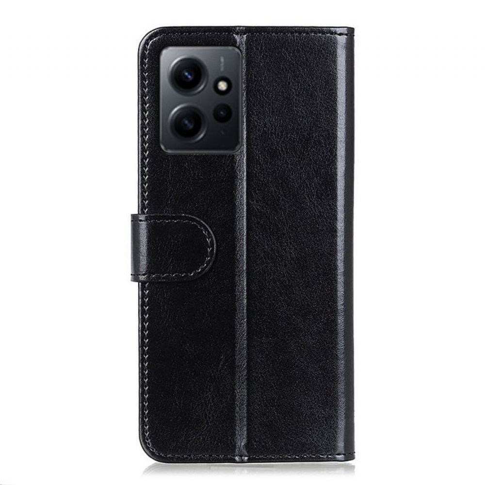 Flipové Pouzdro Na Xiaomi Redmi Note 12 4G Umělá Lakovaná Kůže