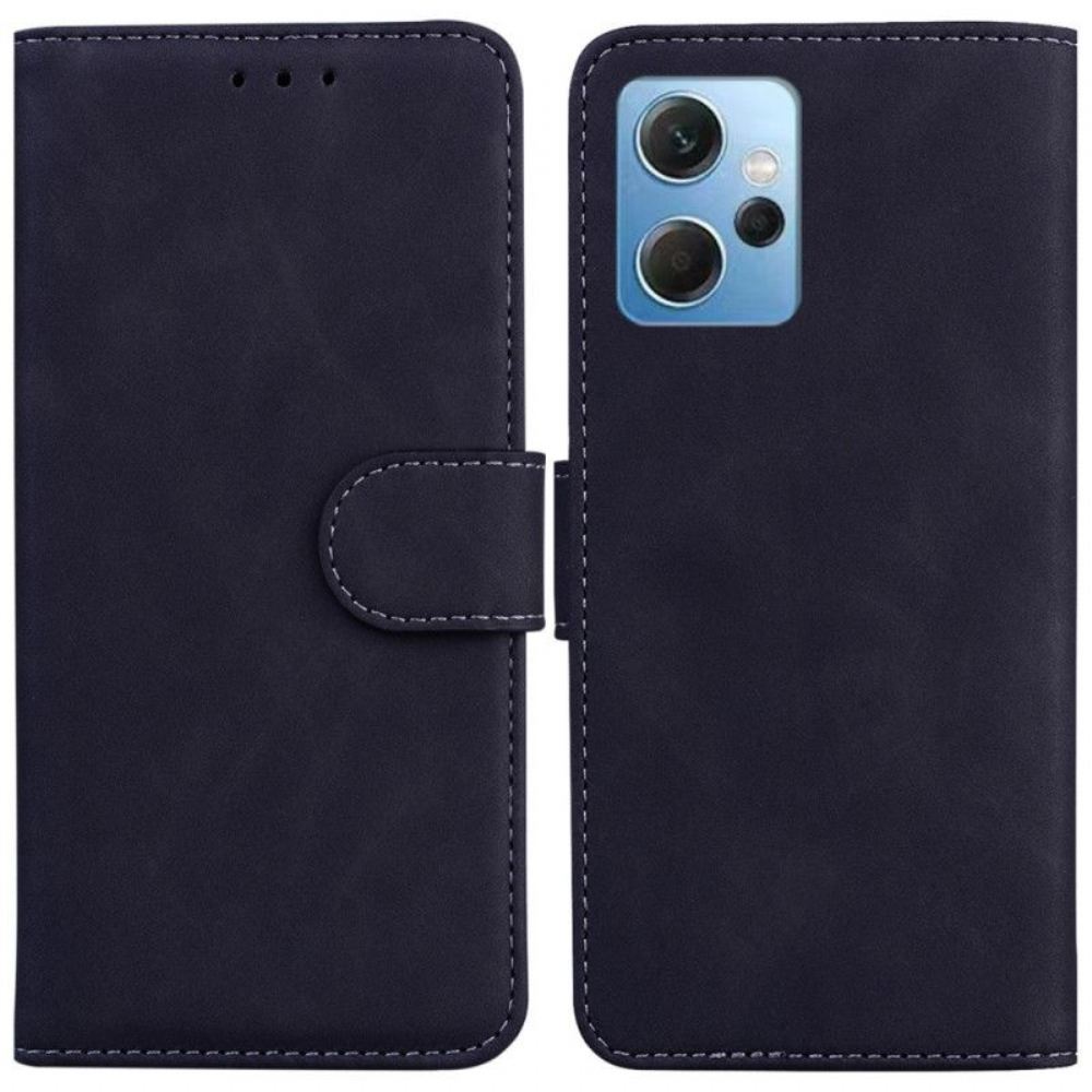 Kožené Pouzdro Na Xiaomi Redmi Note 12 4G Obyčejná Umělá Kůže