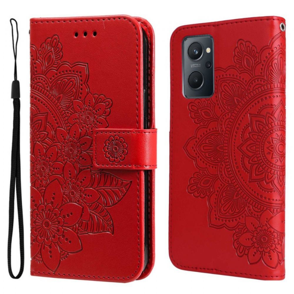 Flipové Pouzdro Na Realme 9i Květinová Mandala