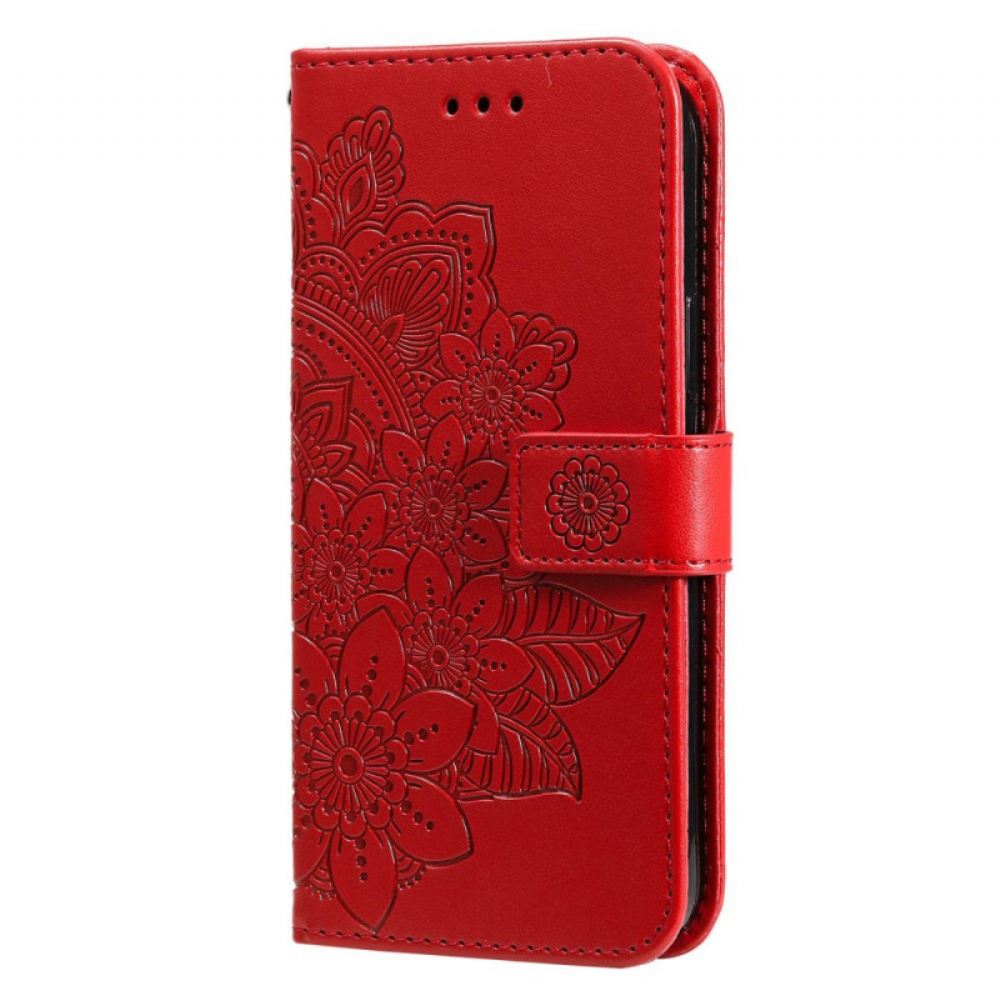 Flipové Pouzdro Na Realme 9i Květinová Mandala
