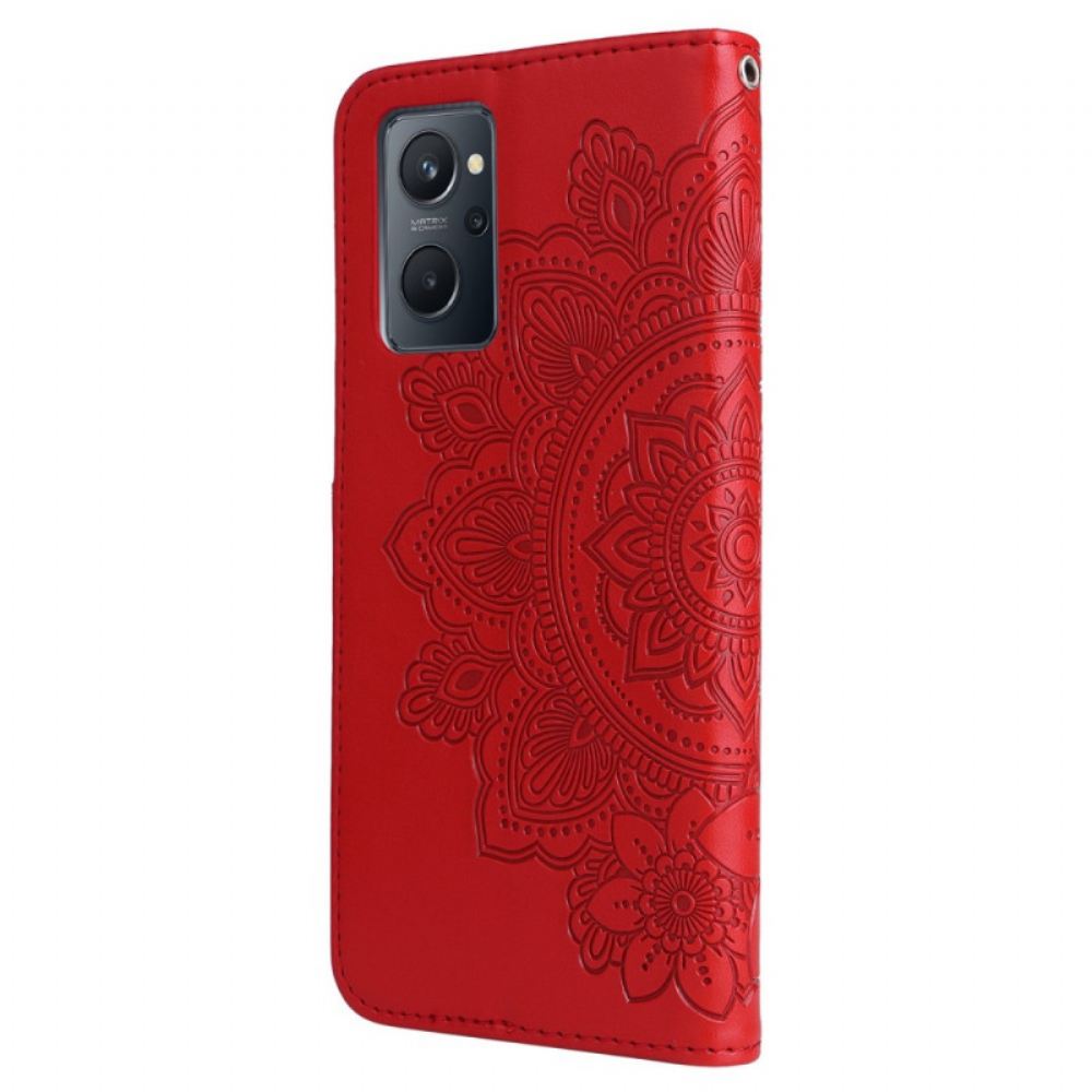 Flipové Pouzdro Na Realme 9i Květinová Mandala
