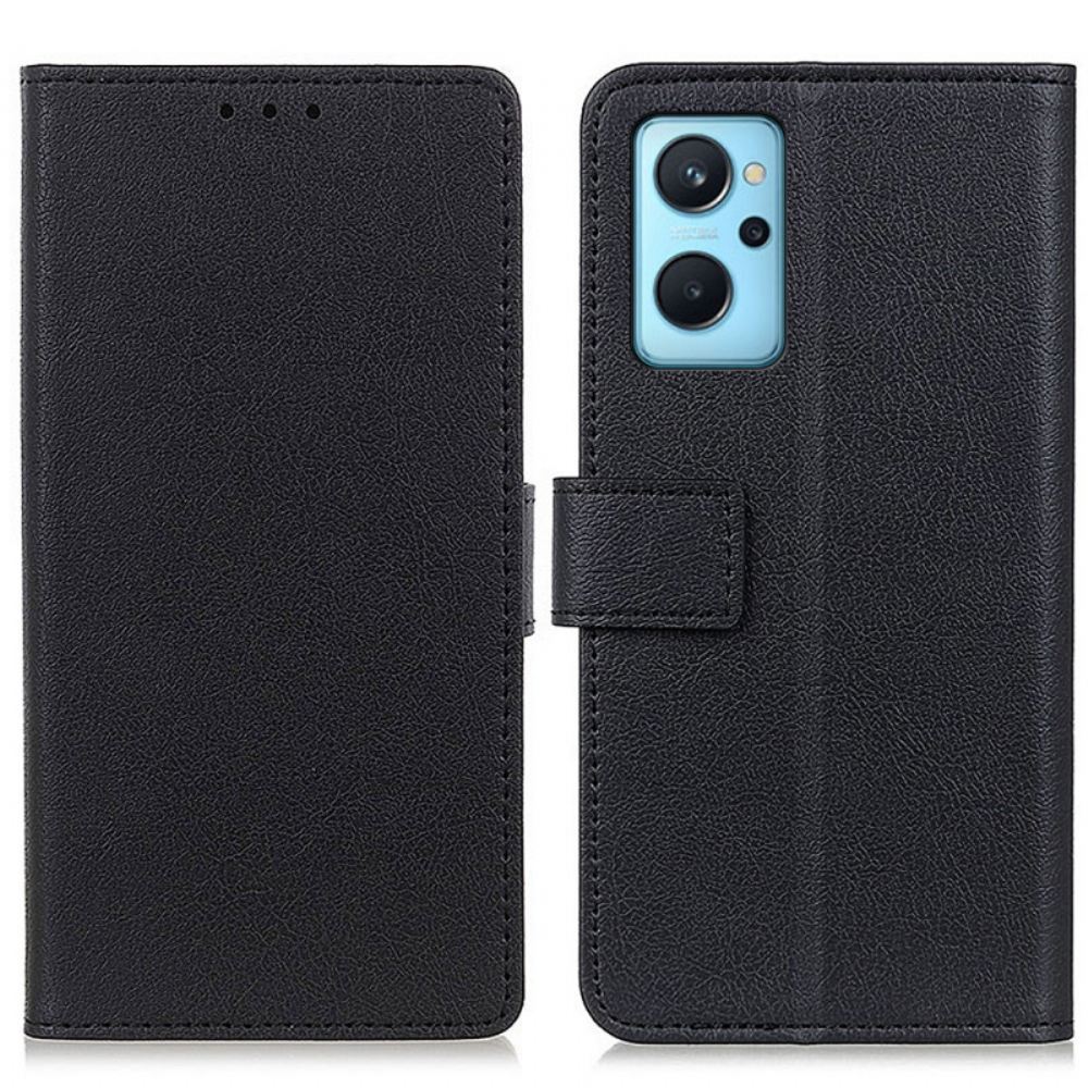 Flipové Pouzdro Na Realme 9i Umělá Kůže Odpuzující Vodu