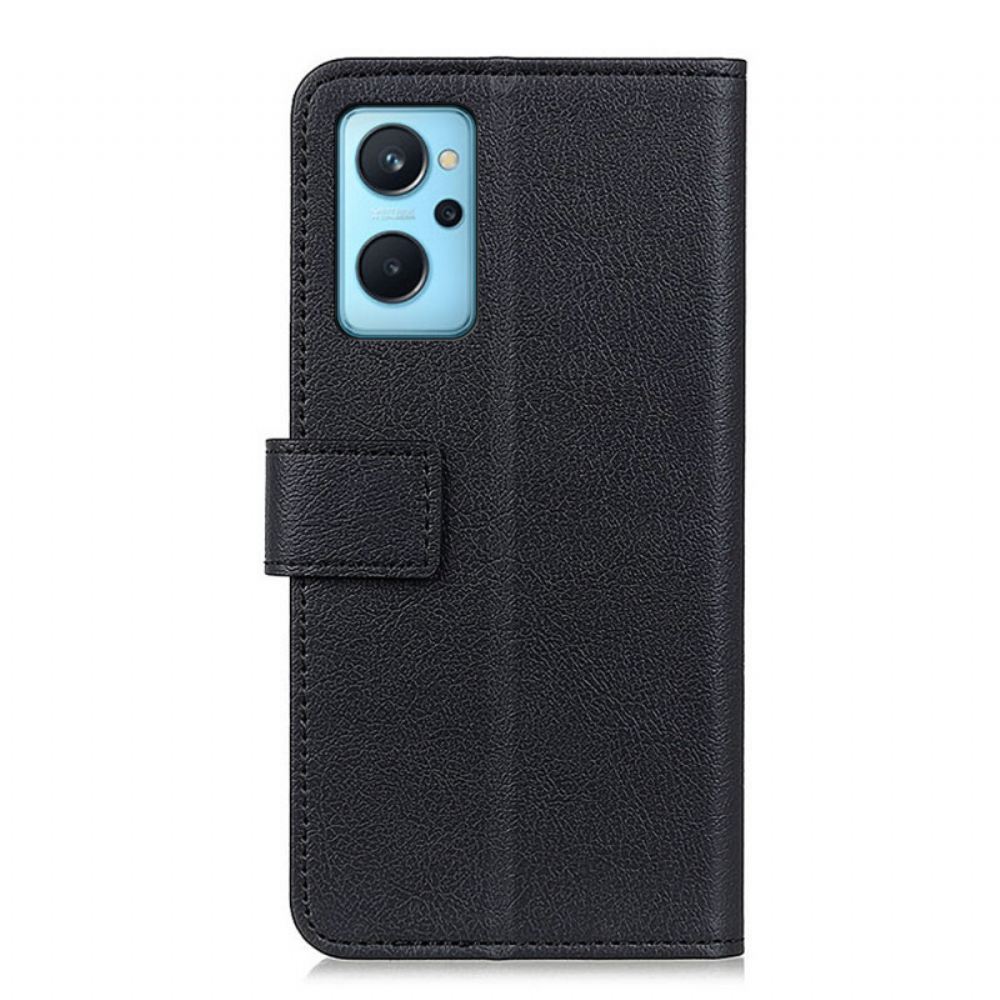 Flipové Pouzdro Na Realme 9i Umělá Kůže Odpuzující Vodu
