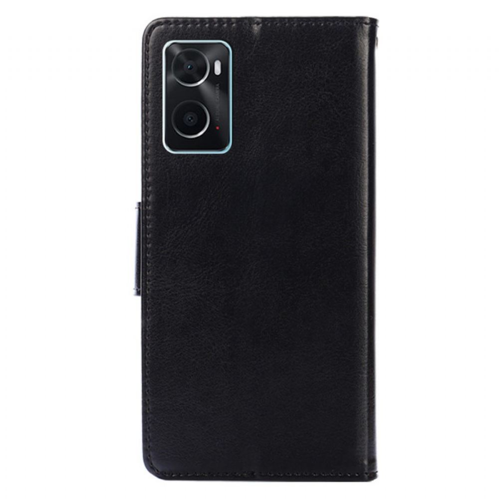 Flipové Pouzdro Na Realme 9i Umělá Kůže V Americkém Retro Stylu