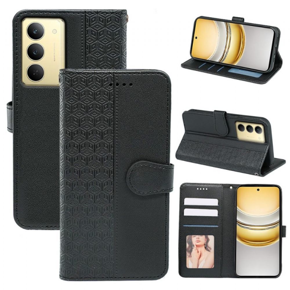 Kožený Kryt Na Realme 14x 5g Prémiové