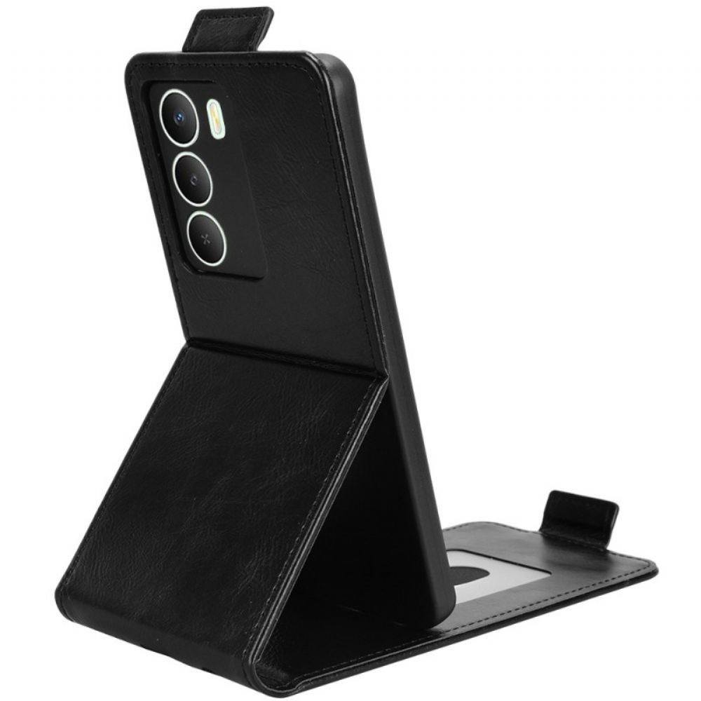 Kožený Kryt Realme 14x 5g Design S Vertikální Klopou