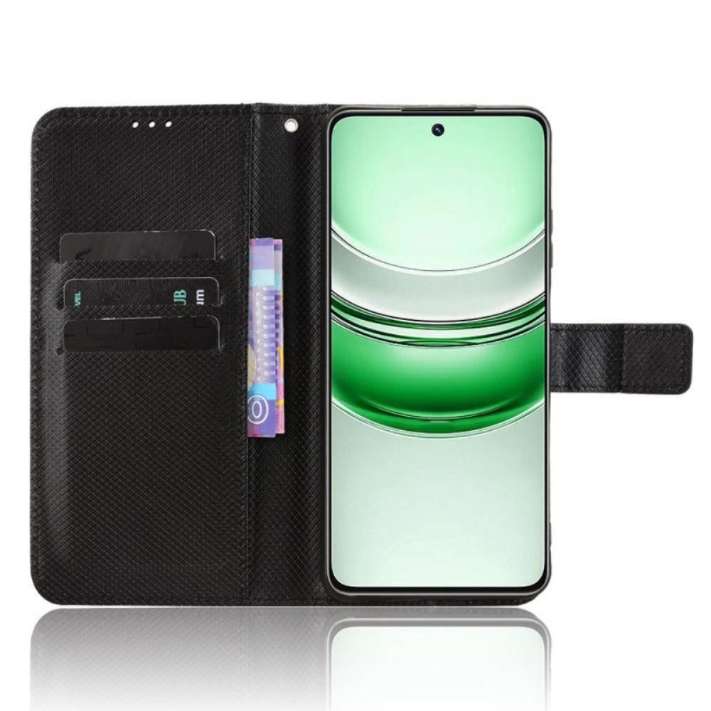 Kožený Kryt Realme 14x 5g Diamantová Textura