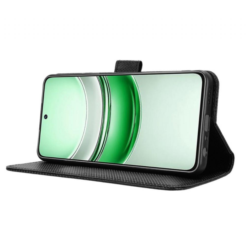 Kožený Kryt Realme 14x 5g Diamantová Textura