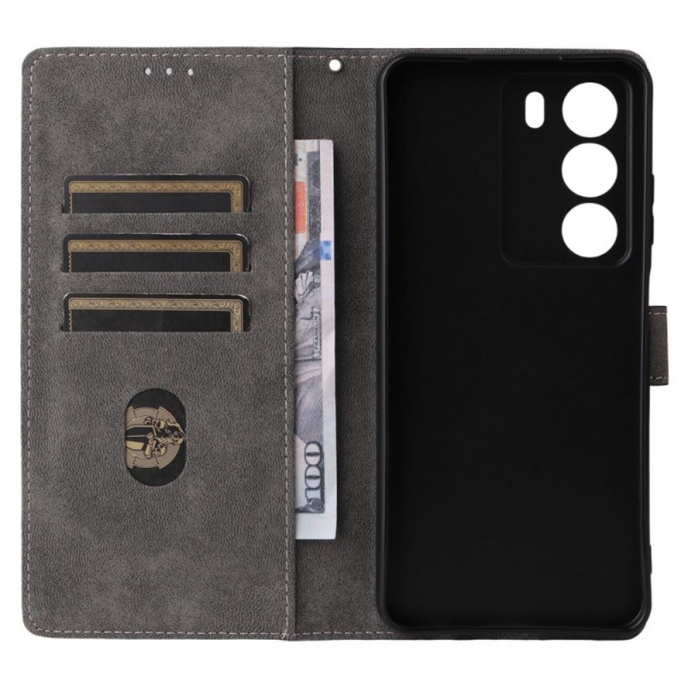 Kožený Kryt Realme 14x 5g Umělá Kůže S Rfid Ochranou