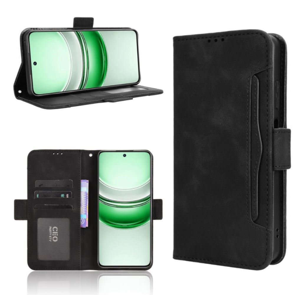 Kožený Kryt Realme 14x 5g Vícekartový