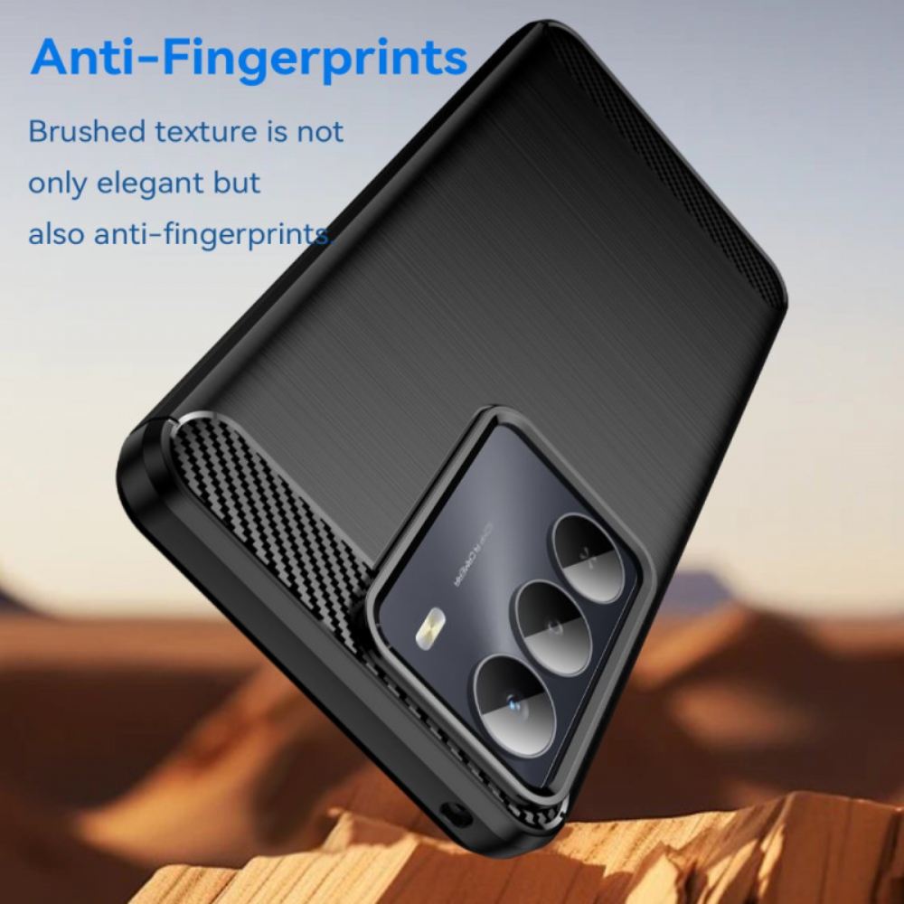 Kryt Realme 14x 5g Kartáčované Uhlíkové Vlákno