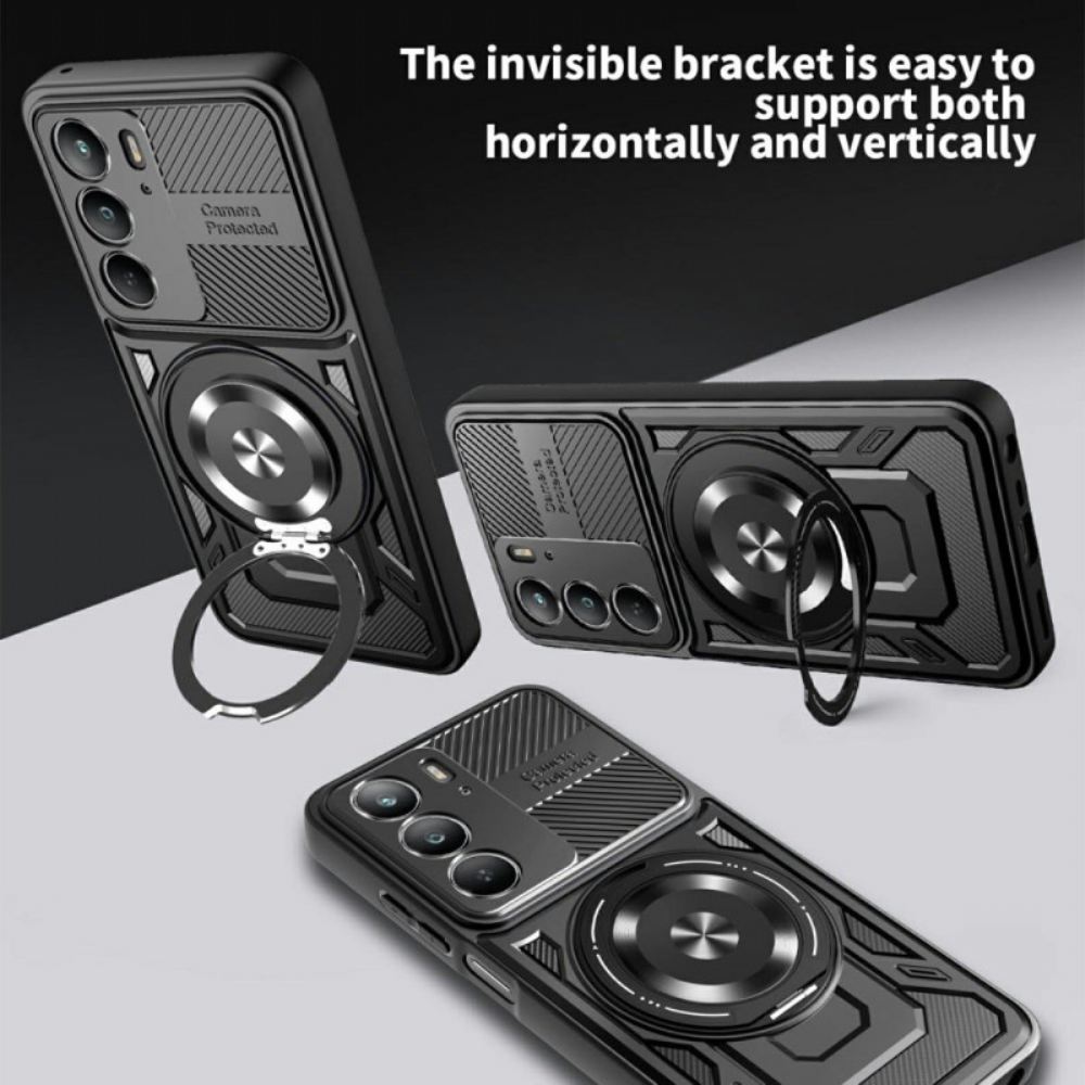 Kryt Realme 14x 5g Magnetický S Otočným Stojánkem