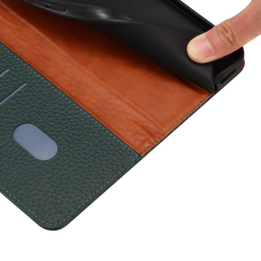 Peněženková Pouzdra Realme 14x 5g Pravá Kůže