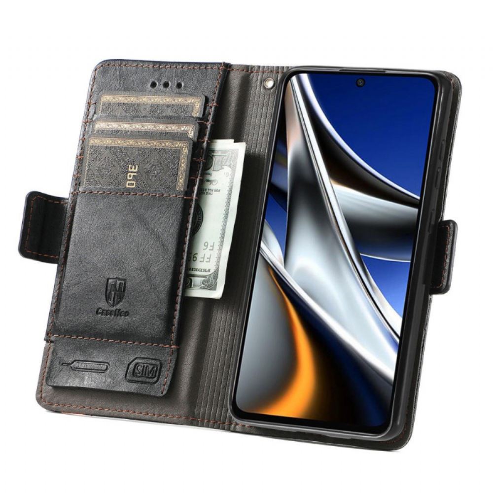Flipové Pouzdro Na Poco X4 Pro 5G Bicolor Vintage