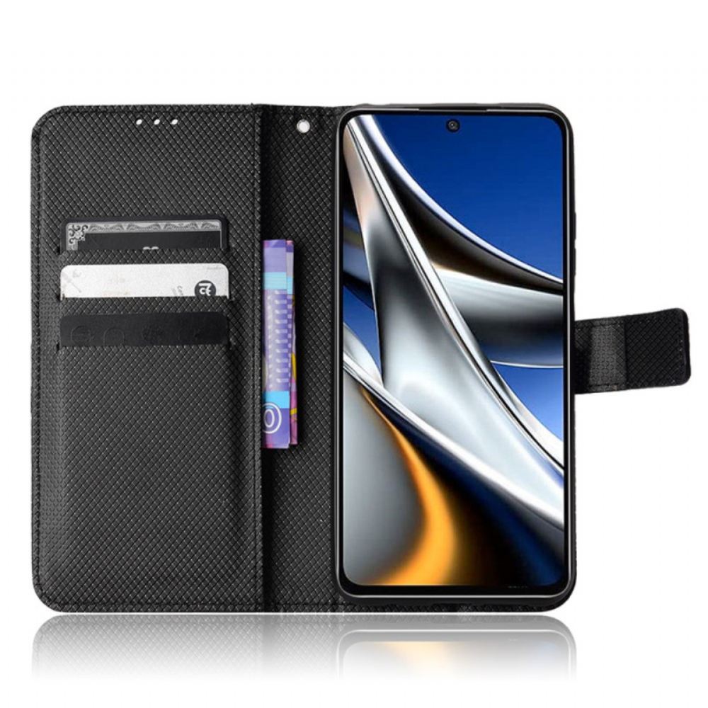 Flipové Pouzdro Na Poco X4 Pro 5G Na Lana Návrhy Popruhů