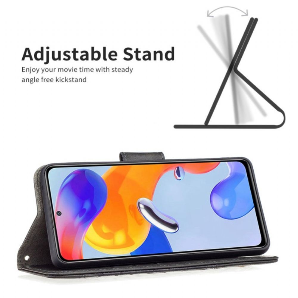 Flipové Pouzdro Na Poco X4 Pro 5G Stylová Barva Krokodýl Binfen