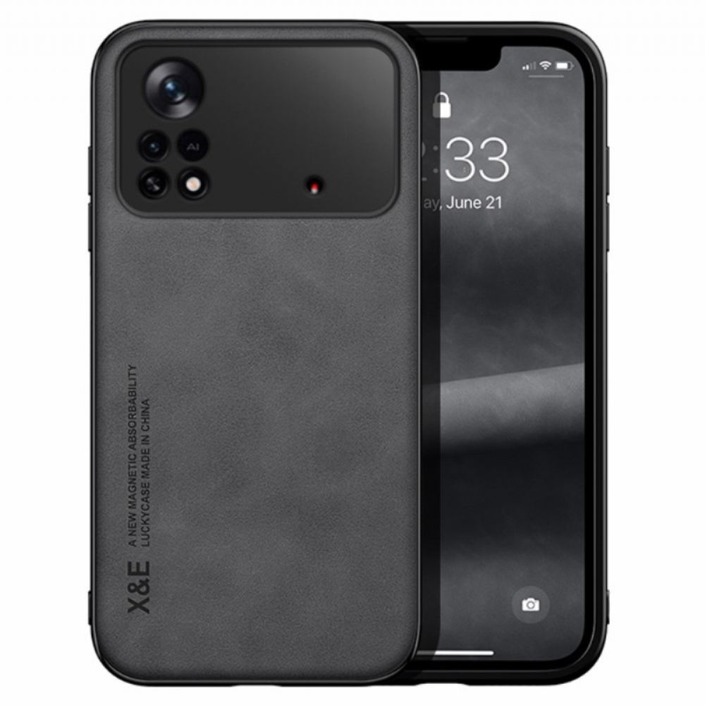 Kryt Na Poco X4 Pro 5G Kožený Styl X&e