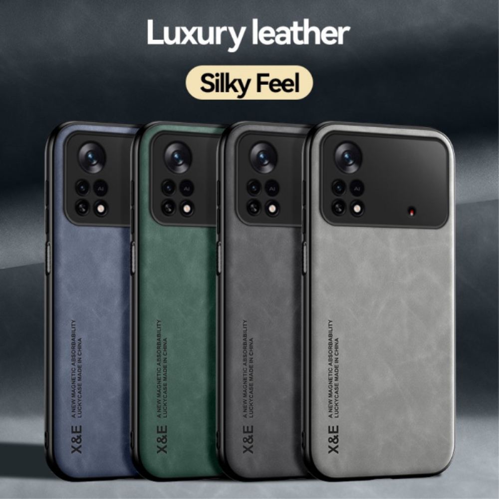 Kryt Na Poco X4 Pro 5G Kožený Styl X&e