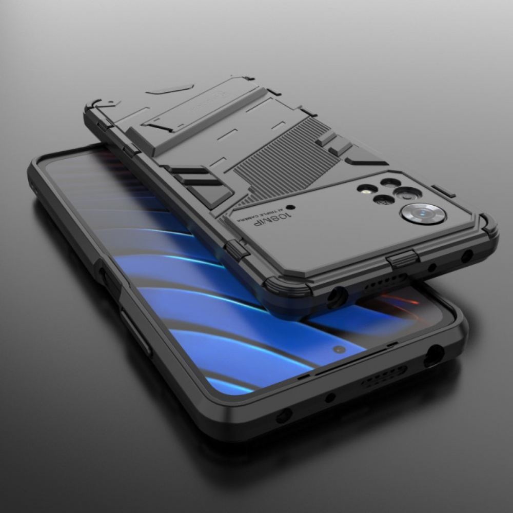 Kryt Na Poco X4 Pro 5G Odnímatelný Hands-free Dvoupolohový Stojan