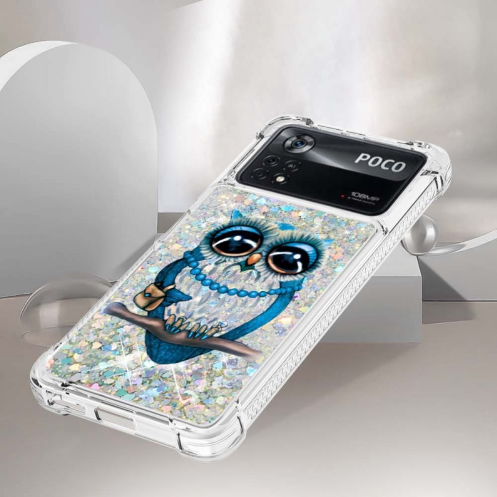 Kryt Na Poco X4 Pro 5G Paní Sova Glitter