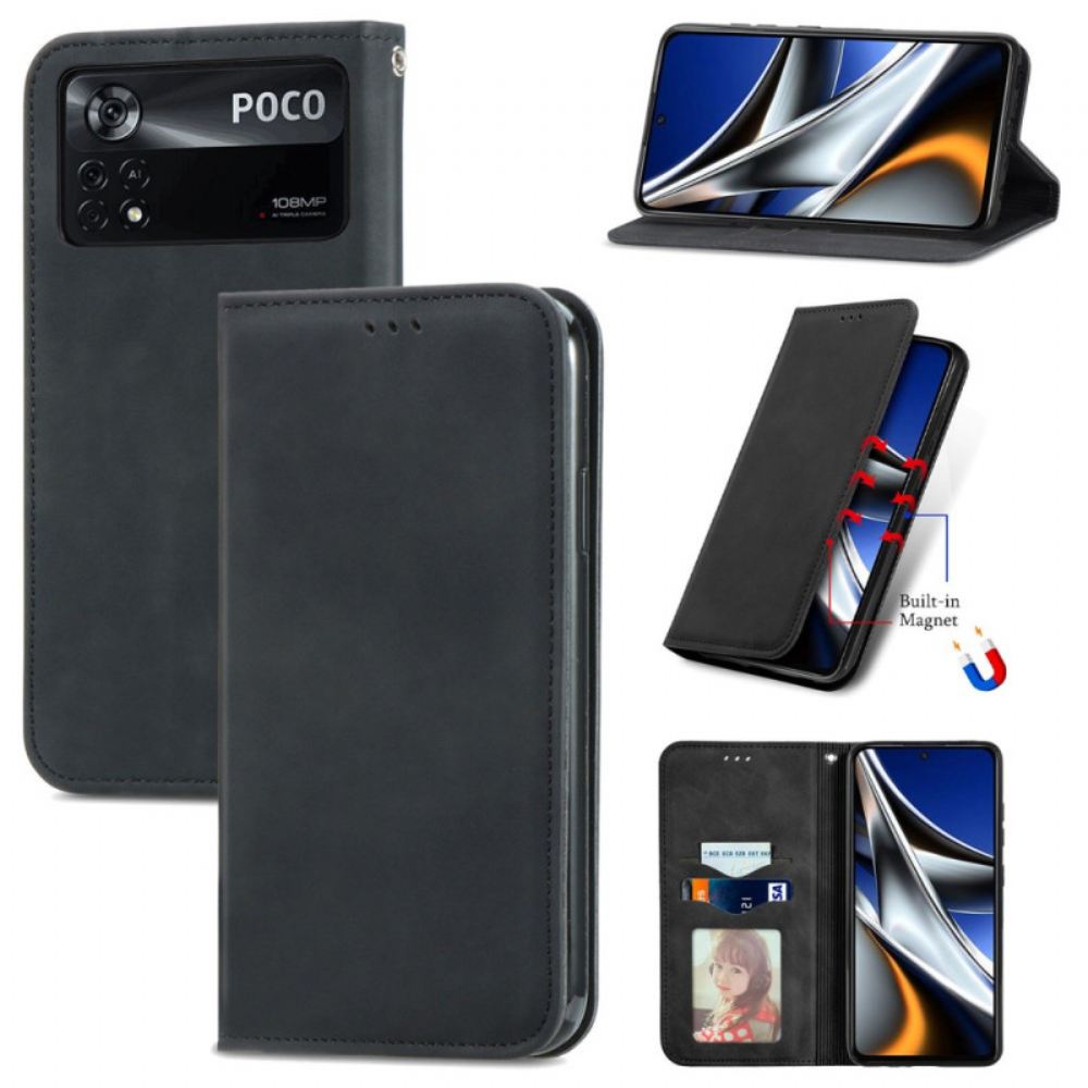 Kryty Na Mobil Na Poco X4 Pro 5G Flipové Pouzdro Elegance