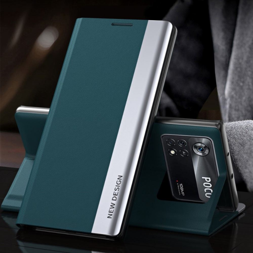 Kryty Na Mobil Na Poco X4 Pro 5G Flipové Pouzdro Nový Design