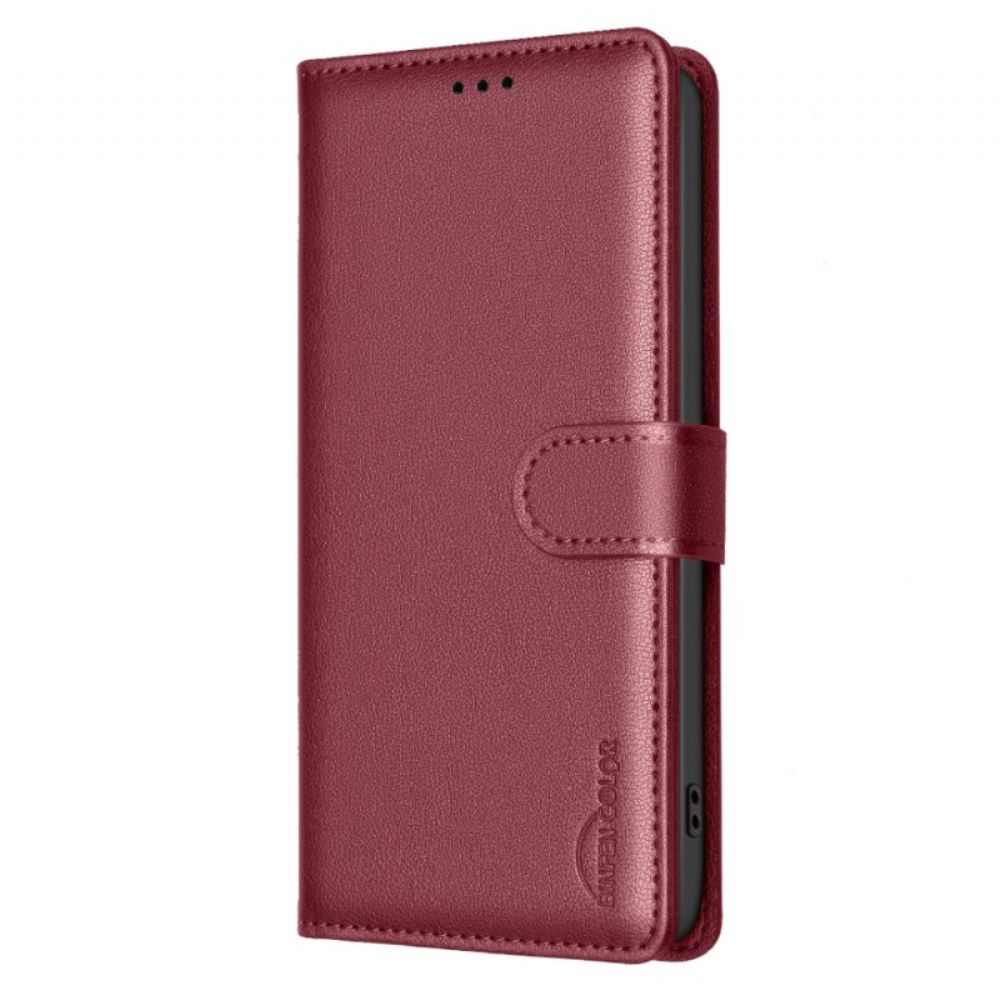 Kožený Kryt Google Pixel 9 Binfen Color Klasické Blokování Rfid