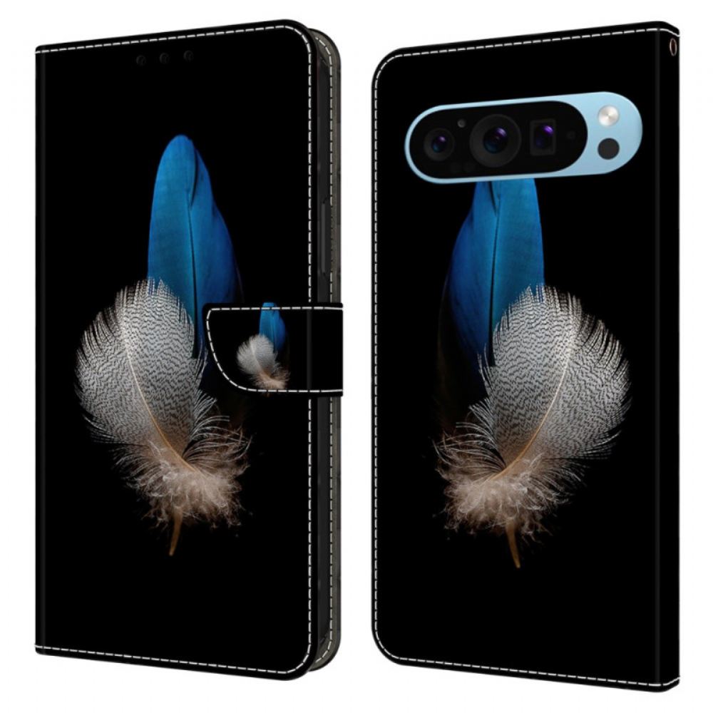 Kožený Kryt Google Pixel 9 Dvě Pera
