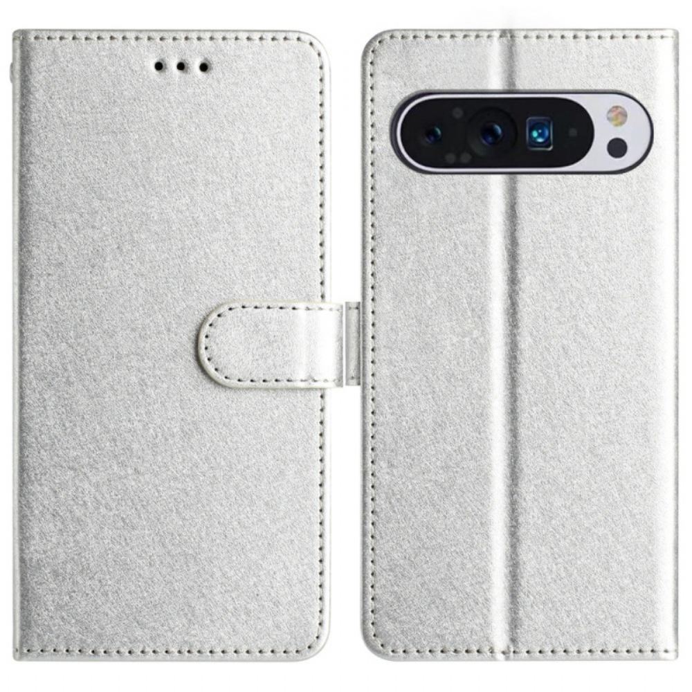 Kožený Kryt Google Pixel 9 Hedvábná Textura