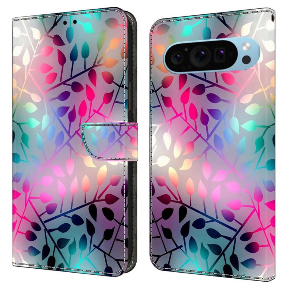 Kožený Kryt Google Pixel 9 Javorové Listy