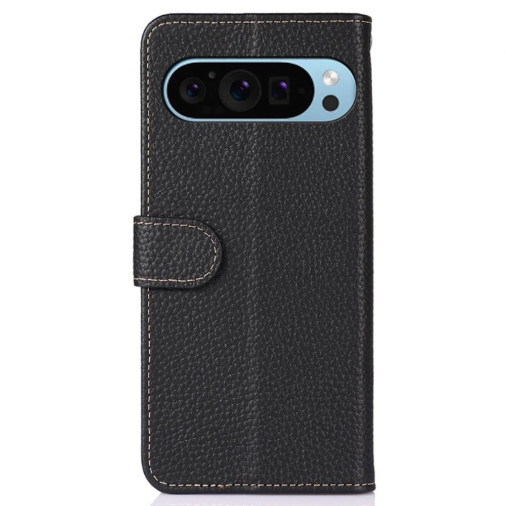 Kožený Kryt Google Pixel 9 Klasický Prémiový Chazneh