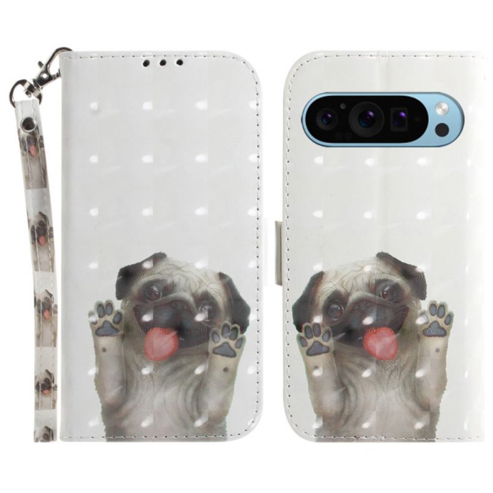 Kožený Kryt Google Pixel 9 Mops S Řemínkem