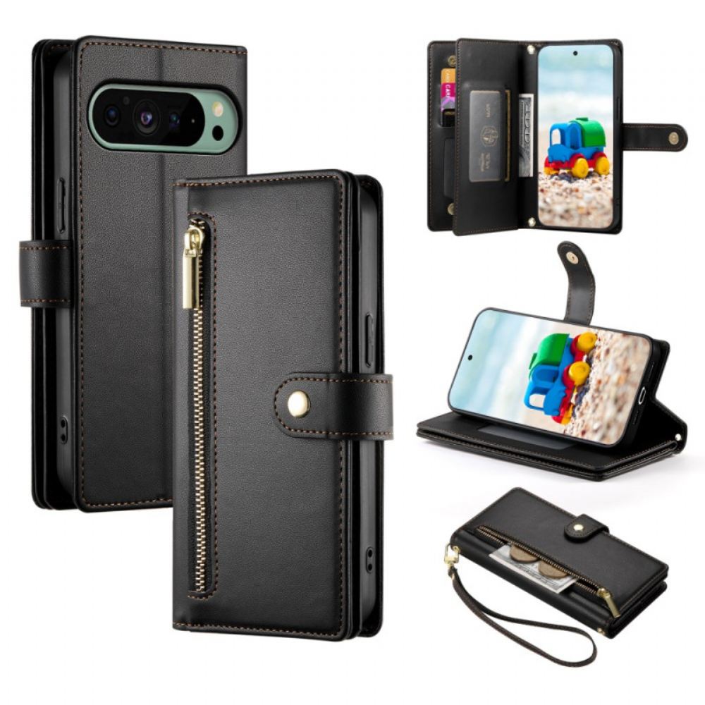 Kožený Kryt Google Pixel 9 Peněženka