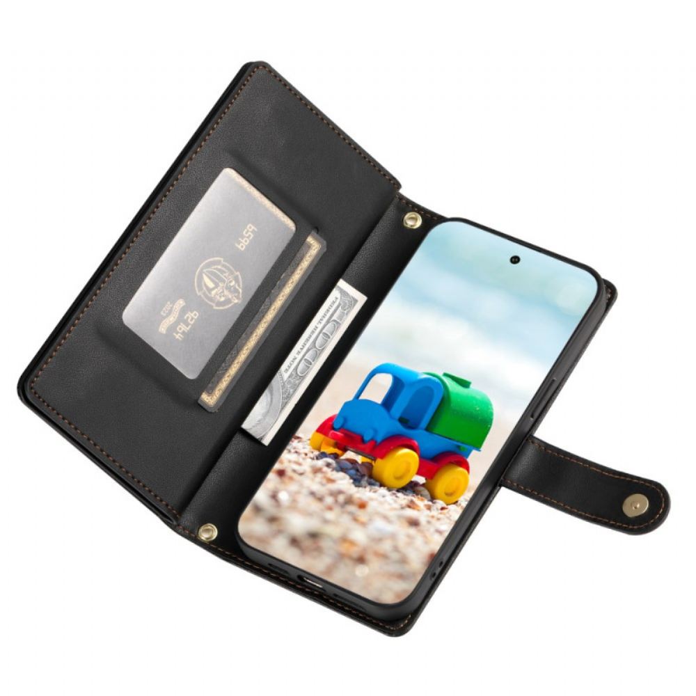 Kožený Kryt Google Pixel 9 Peněženka
