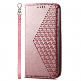 Kožený Kryt Google Pixel 9 Strappy Diamond Design