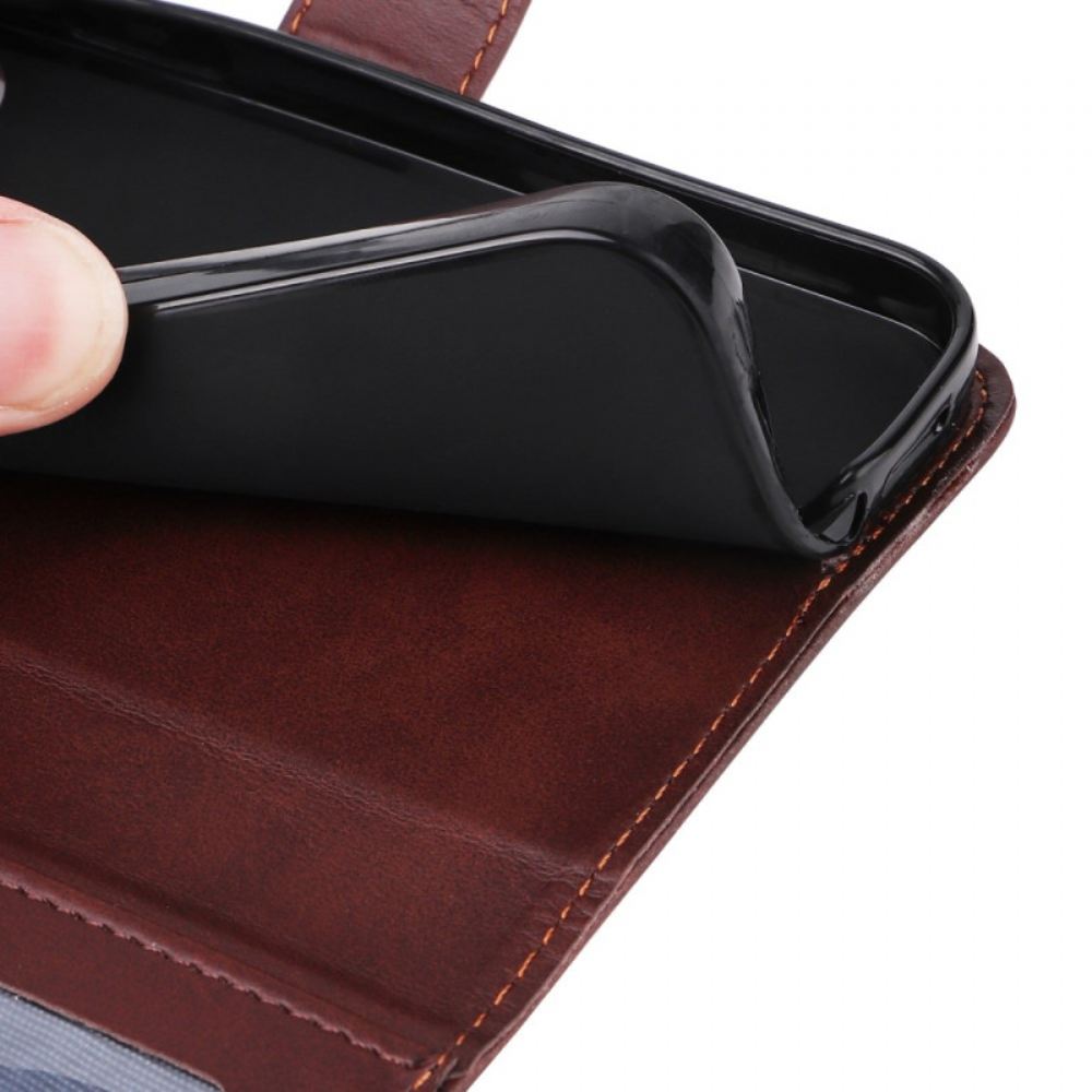 Kožený Kryt Google Pixel 9 Styl Z Hladké Kůže S Páskem