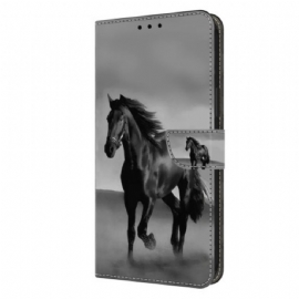 Kožený Kryt Google Pixel 9 Černý Kůň
