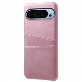 Kryt Google Pixel 9 Kožený Držák Karet S Efekty