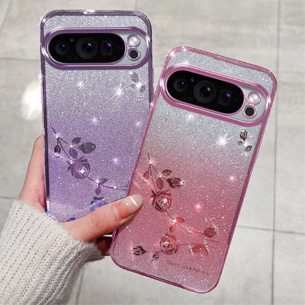 Kryt Google Pixel 9 Květiny A Kamínky Kadem