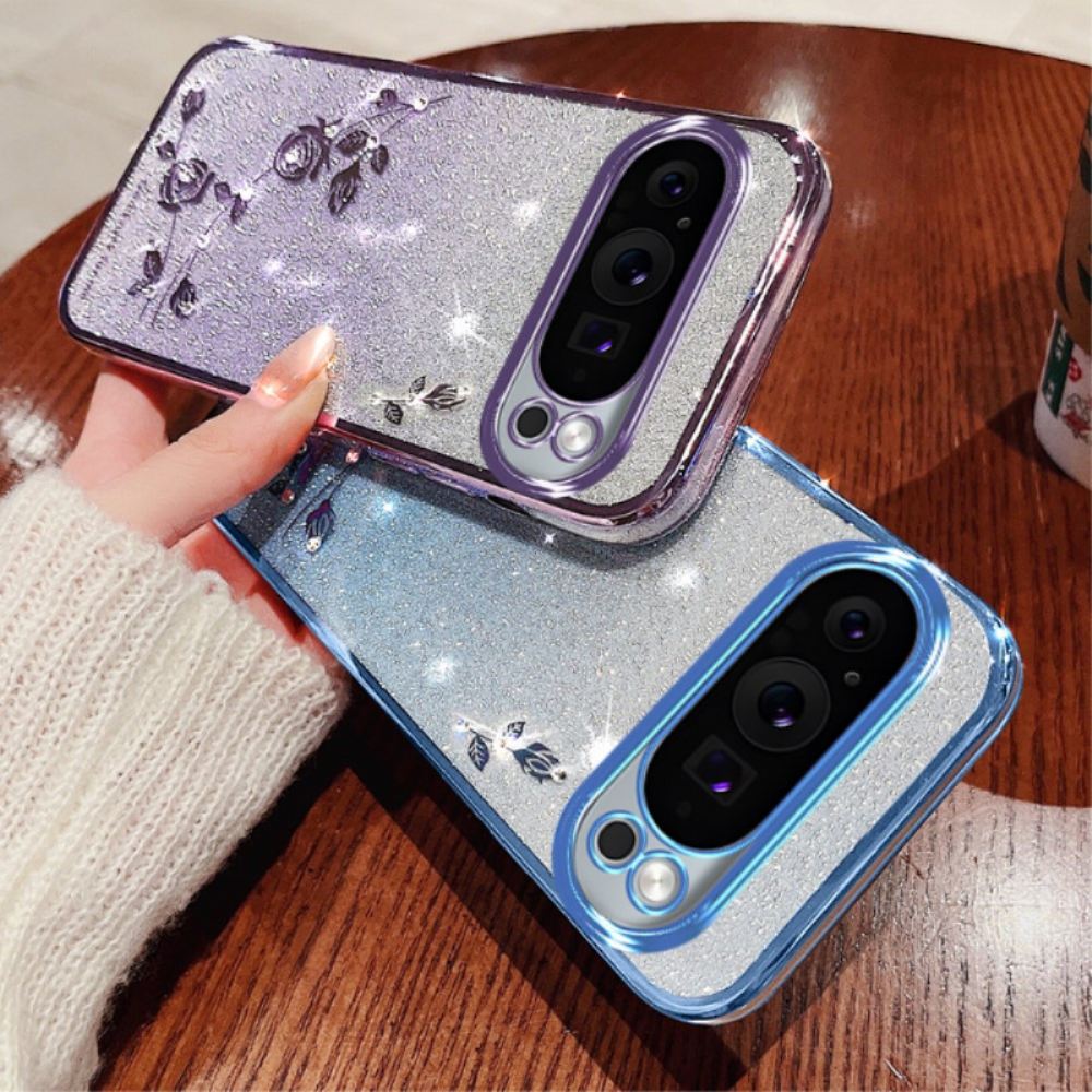 Kryt Google Pixel 9 Květiny A Kamínky Kadem