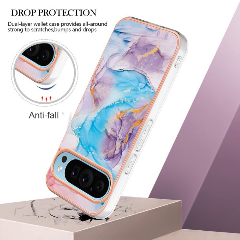 Kryt Google Pixel 9 Modrý Mramor