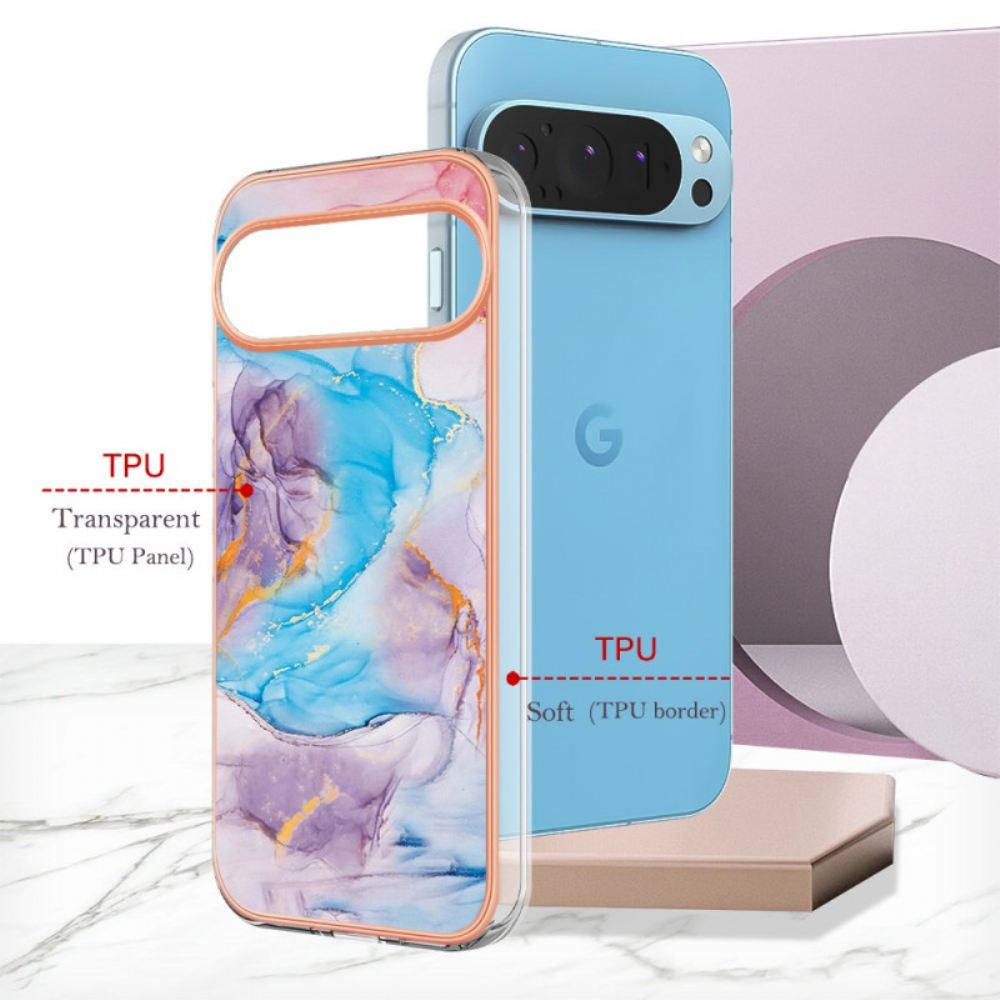 Kryt Google Pixel 9 Modrý Mramor
