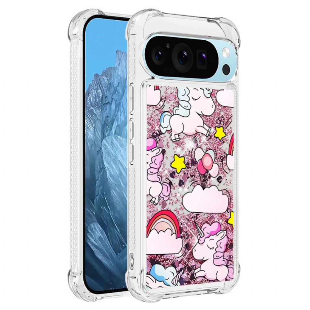 Kryt Na Google Pixel 9 Flitry Různé Vzory