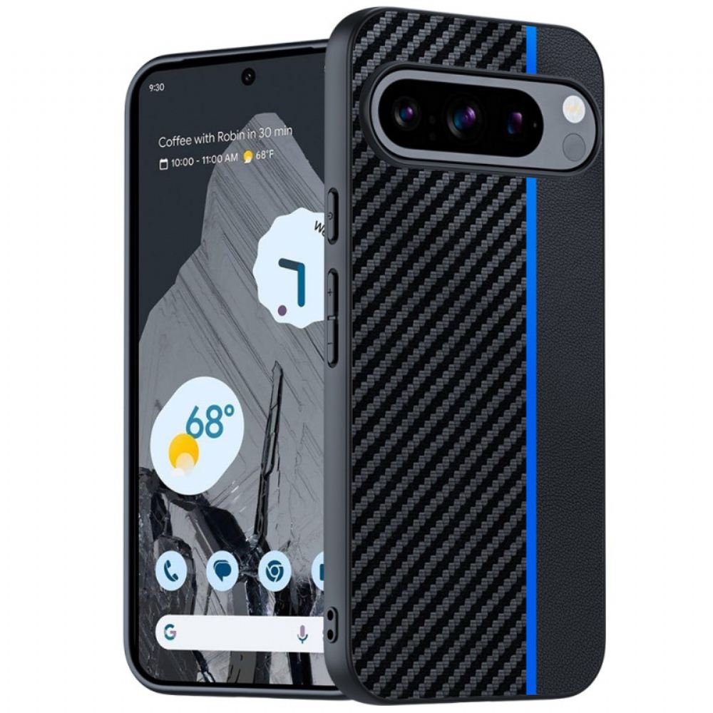 Kryt Na Google Pixel 9 Textura Uhlíkových Vláken