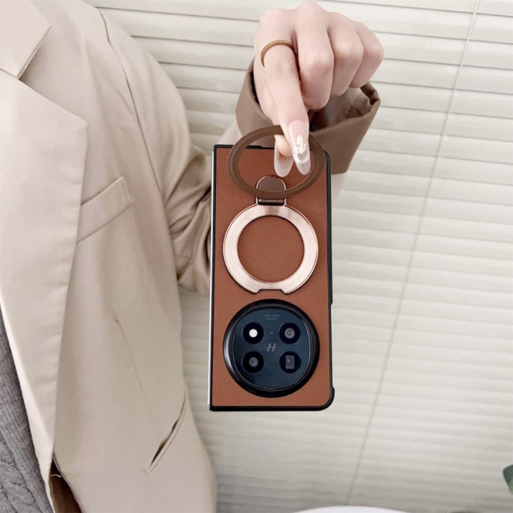 Kryt Na Oppo Find N5 Průhledný Kroužek Z Umělé Kůže Držák