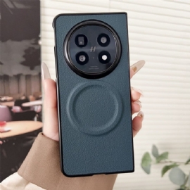 Kryt Oppo Find N5 Kryty Na Mobil Kožený Efekt Kompatibilní S Magsafe