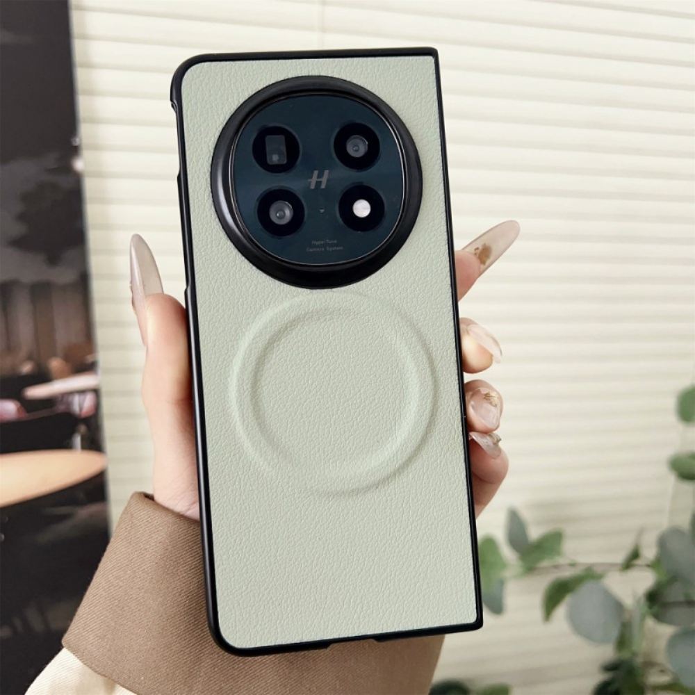 Kryt Oppo Find N5 Kryty Na Mobil Kožený Efekt Kompatibilní S Magsafe