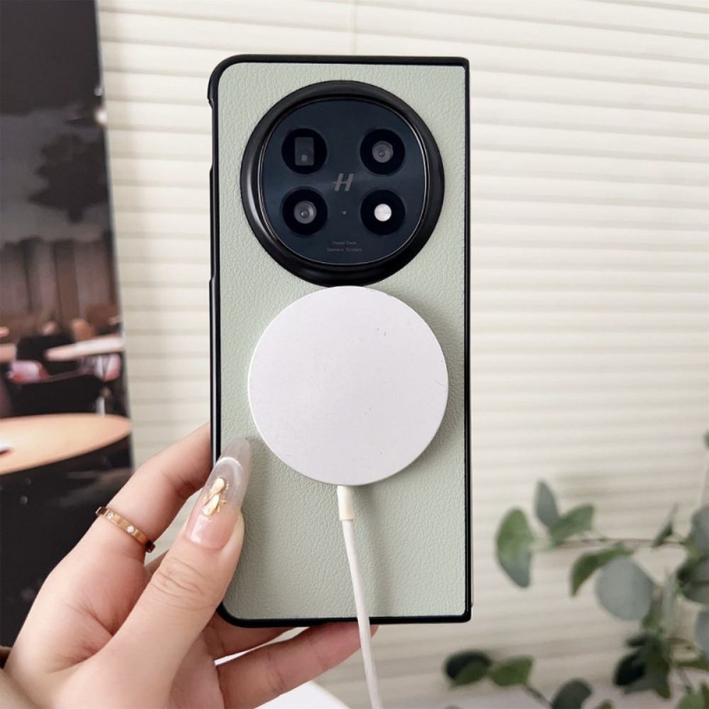 Kryt Oppo Find N5 Kryty Na Mobil Kožený Efekt Kompatibilní S Magsafe